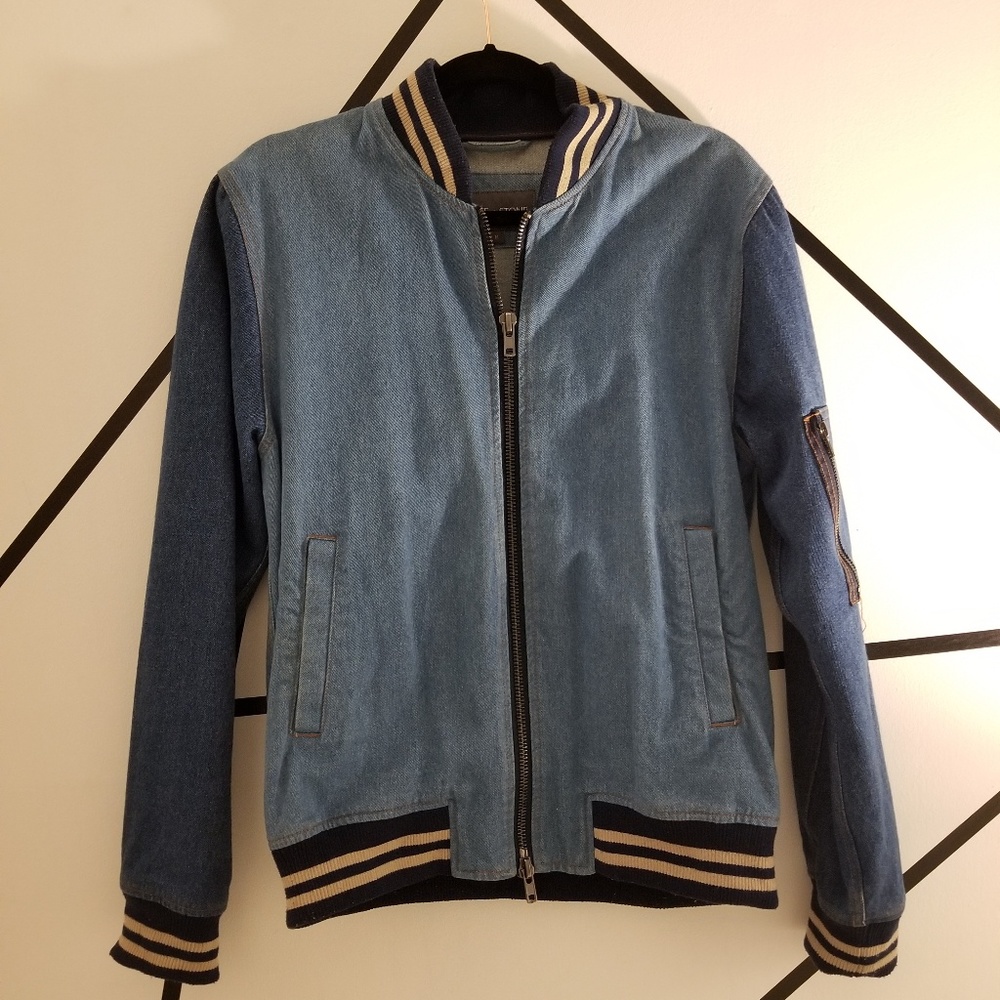 ❌SOLD❌Denim Bomber Jacket
